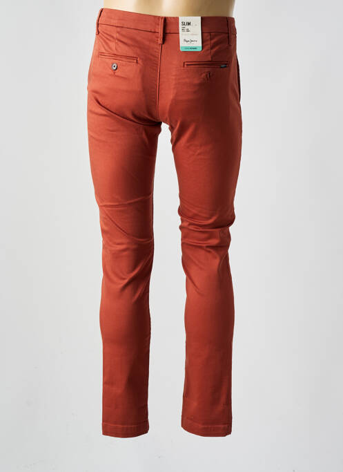 Pantalon chino orange PEPE JEANS pour homme