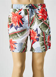 Short de bain imprimé tie and dye bleu SUPERDRY homme