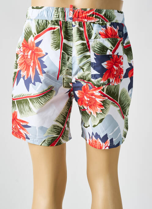 Short de bain imprimé tie and dye bleu SUPERDRY homme