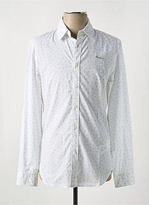 Chemise manches longues manches longues blanc PEPE JEANS homme