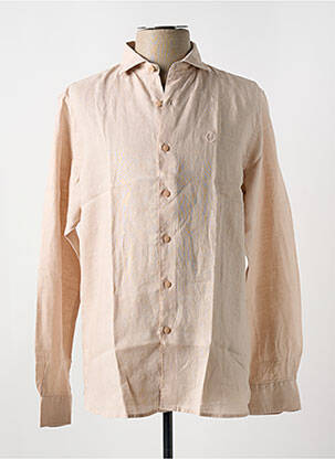Chemise manches longues manches longues beige DSTREZZED homme