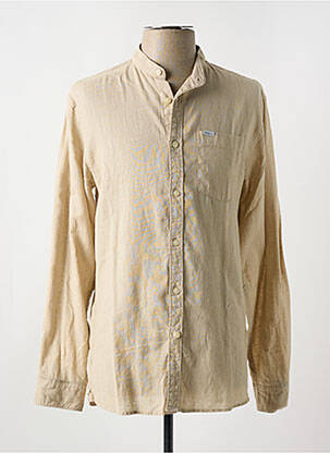 Chemise manches longues manches longues beige PEPE JEANS homme