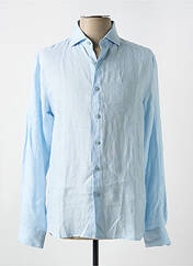 Chemise manches longues bleu DSTREZZED pour homme seconde vue