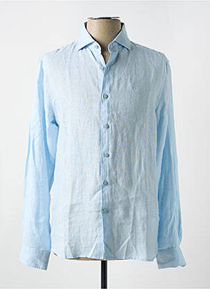 Chemise manches longues bleu DSTREZZED pour homme