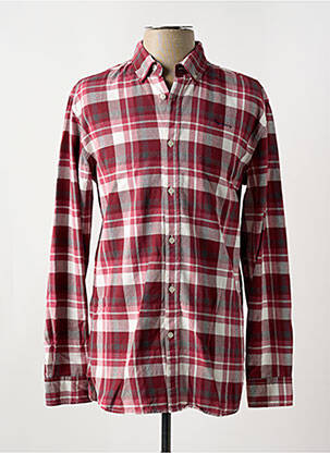 Chemise manches longues rouge PEPE JEANS pour homme