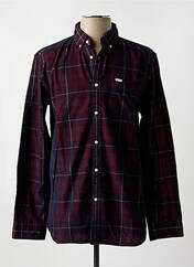 Chemise manches longues rouge PEPE JEANS pour homme seconde vue