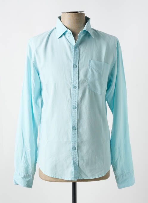 Chemise manches longues poches bleu DSTREZZED homme