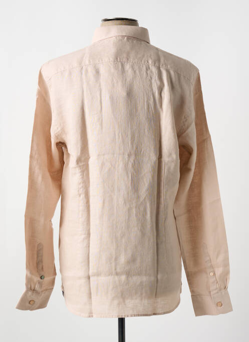 Chemise manches longues manches longues beige DSTREZZED homme