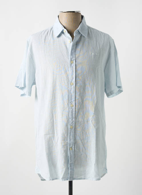Chemise manches courtes coupe cintrée bleu PEPE JEANS homme