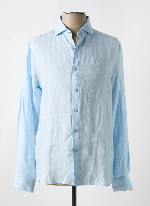 Chemise manches longues bleu DSTREZZED pour homme
