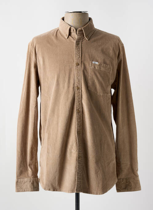 Chemise manches longues marron PEPE JEANS pour homme