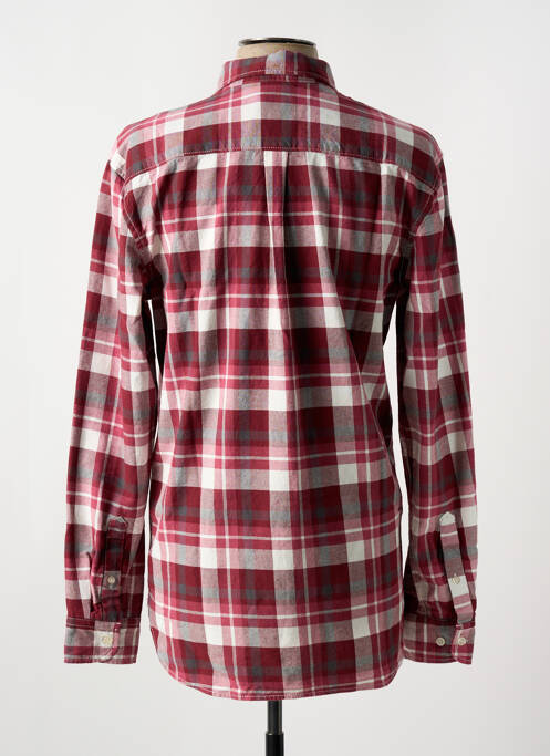 Chemise manches longues rouge PEPE JEANS pour homme