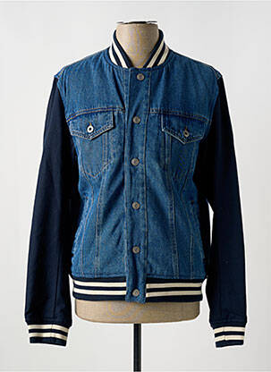 Veste casual fermeture boutonnée sur le devant bleu PEPE JEANS homme
