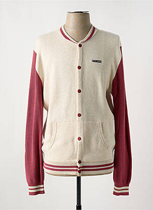 Gilet manches longues fermeture boutonnée sur le devant beige PEPE JEANS homme