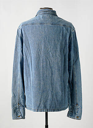 Chemise manches longues manches longues bleu TEDDY SMITH homme