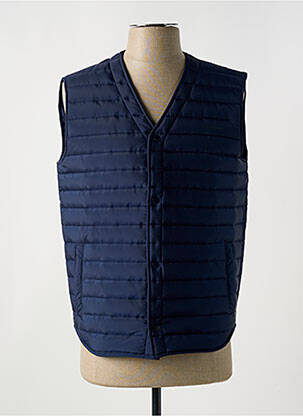 Doudoune poches sans capuche bleu PEPE JEANS homme