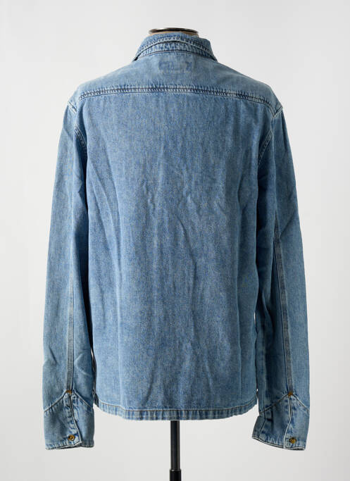 Chemise manches longues bleu TEDDY SMITH homme