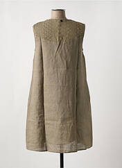 Robe courte marron LE BOUDOIR D'EDOUARD pour femme seconde vue