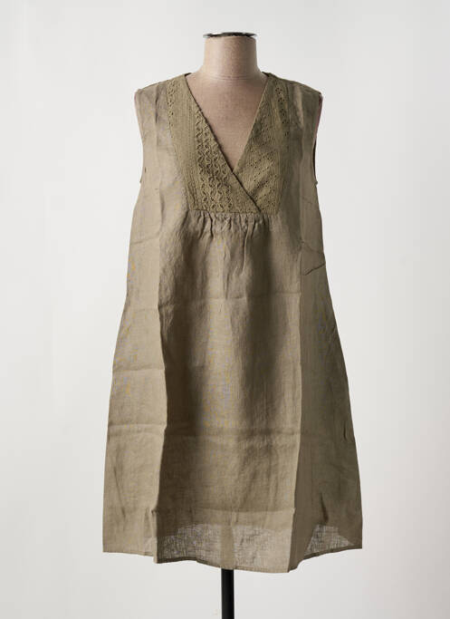 Robe courte marron LE BOUDOIR D'EDOUARD pour femme