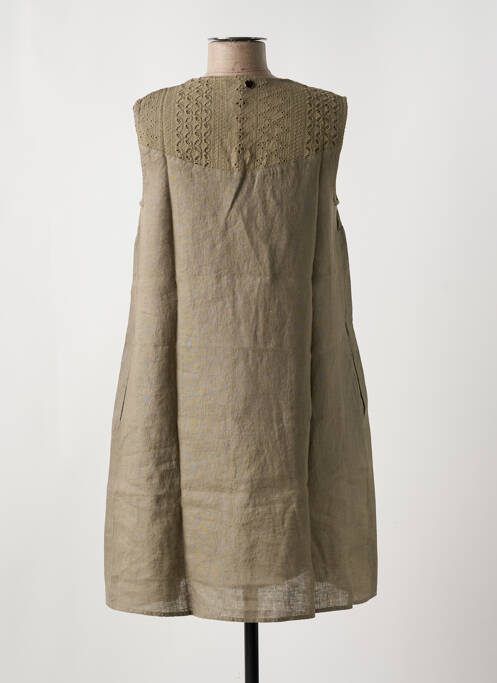 Robe courte marron LE BOUDOIR D'EDOUARD pour femme