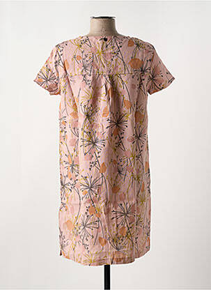 Robe courte manches courtes manches courtes rose LE BOUDOIR D'EDOUARD femme