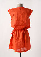 Robe mi-longue orange LE BOUDOIR D'EDOUARD pour femme seconde vue