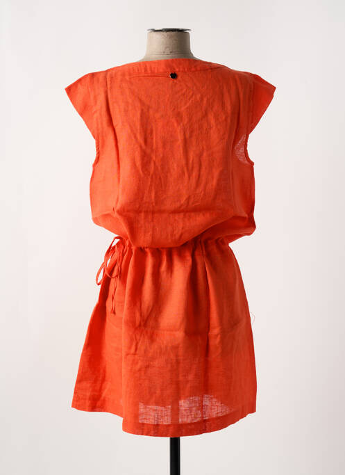 Robe mi-longue orange LE BOUDOIR D'EDOUARD pour femme