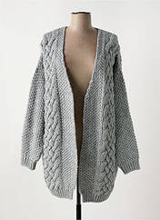 Gilet manches longues gris LE BOUDOIR D'EDOUARD pour femme seconde vue