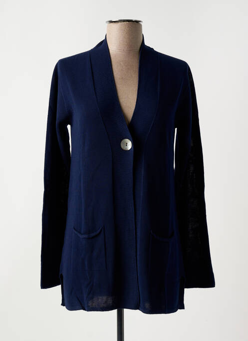 Gilet manches longues bleu LE BOUDOIR D'EDOUARD pour femme