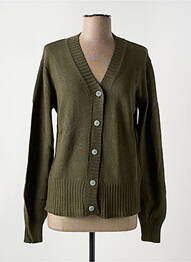 Gilet manches longues stretch vert LE BOUDOIR D'EDOUARD femme