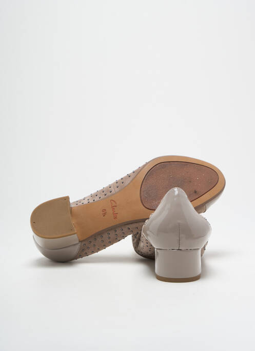 Ballerines beige CLARKS pour femme