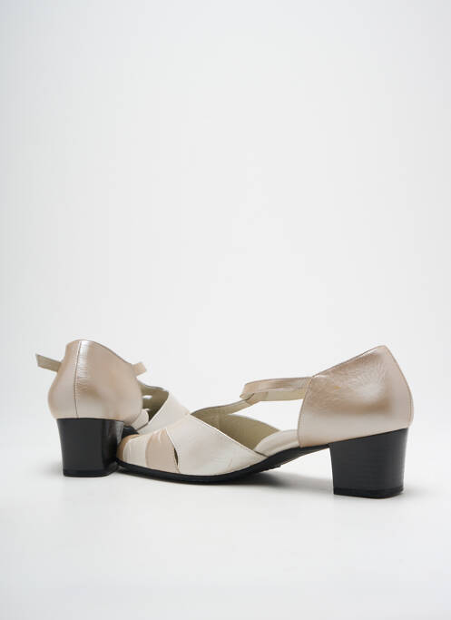 Sandales/Nu pieds beige ALEXANDRIA pour femme