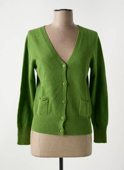 Gilet manches longues vert LE BOUDOIR D'EDOUARD pour femme