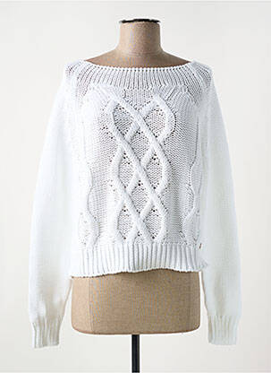 Pull blanc LE BOUDOIR D'EDOUARD pour femme