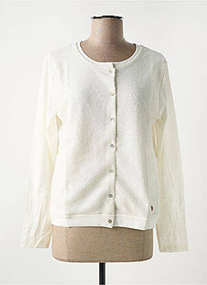 Gilet manches longues stretch beige LE BOUDOIR D'EDOUARD femme
