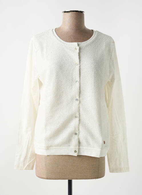 Gilet manches longues beige LE BOUDOIR D'EDOUARD pour femme