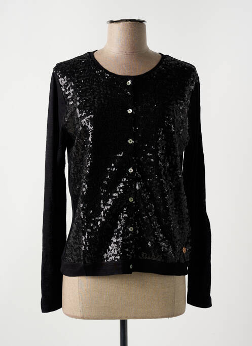 Gilet manches longues noir LE BOUDOIR D'EDOUARD pour femme