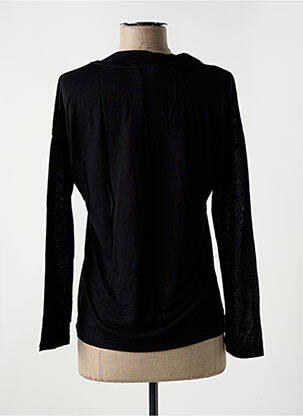 T-shirt manches longues manches longues noir LE BOUDOIR D'EDOUARD femme