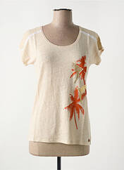 T-shirt beige LE BOUDOIR D'EDOUARD pour femme seconde vue