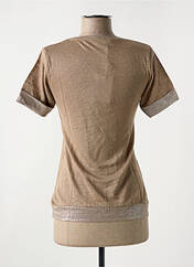 T-shirt marron LE BOUDOIR D'EDOUARD pour femme seconde vue