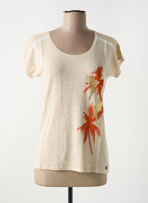 T-shirt beige LE BOUDOIR D'EDOUARD pour femme