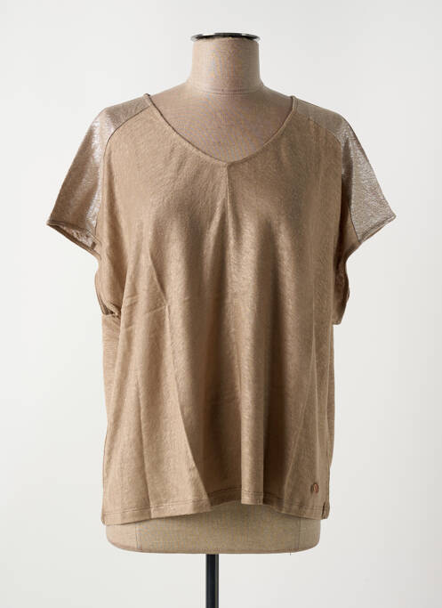 T-shirt marron LE BOUDOIR D'EDOUARD pour femme