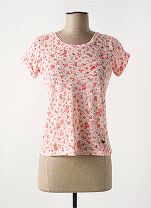 T-shirt coupe cintrée manches courtes rose LE BOUDOIR D'EDOUARD femme