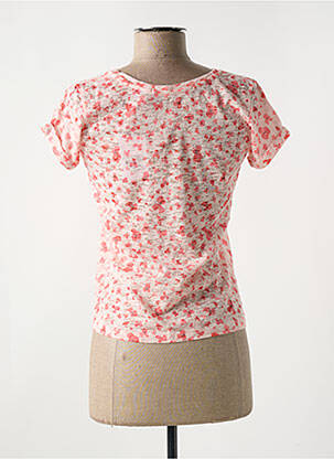T-shirt coupe cintrée manches courtes rose LE BOUDOIR D'EDOUARD femme