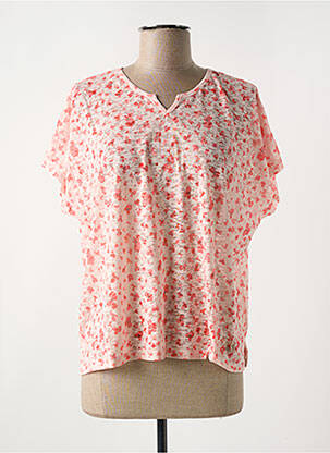 T-shirt coupe droite manches courtes rose LE BOUDOIR D'EDOUARD femme