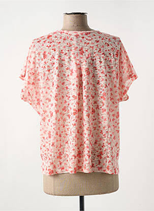 T-shirt coupe droite manches courtes rose LE BOUDOIR D'EDOUARD femme