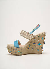 Sandales/Nu pieds bleu EDDICUOMO pour femme seconde vue