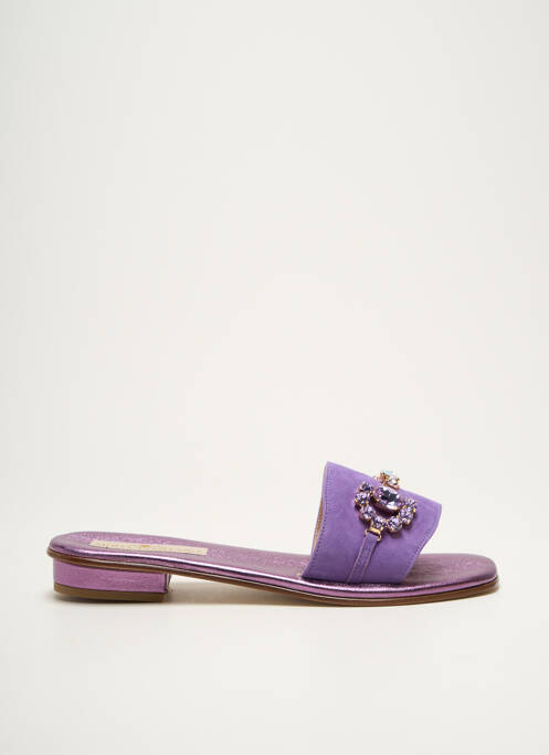 Mules/Sabots violet MODA POSITANO pour femme