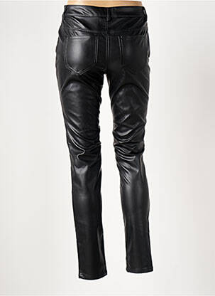 Pantalon slim stretch taille normale noir ICHI femme