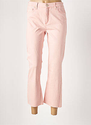 Jeans bootcut taille haute taille haute rose TIFFOSI femme